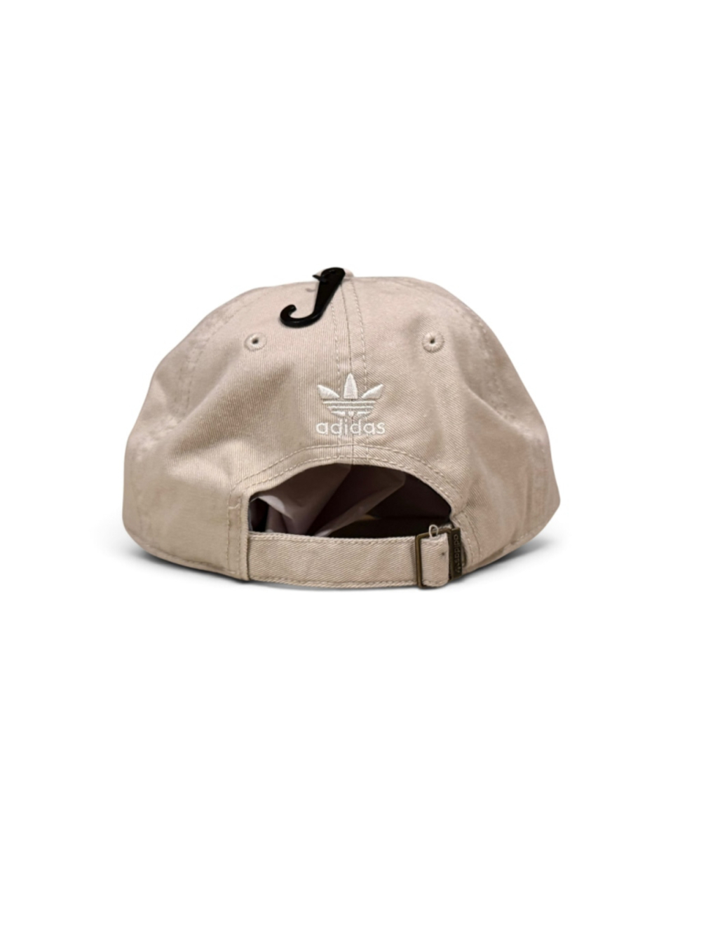 Adidas Originals Relaxed Strapback Hat BH7141 Khaki White Trefoil OSFM NWT - Picture 4 of 11